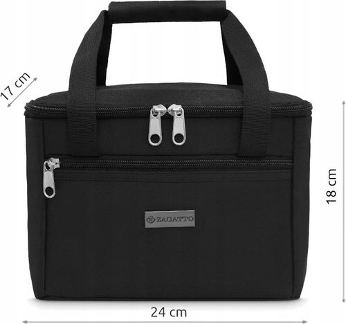 Torba termiczna na lunch box na jedzenie mała śniadaniowa na ramie ZAGATTO na Arena.pl