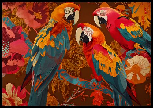 Plakat 66,5x46,5cm Kolorowe Ary na Arena.pl