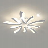 LAMPA SUFITOWA WISZĄCA LED ZYRANDOL BIAŁY NOWOCZESNY 50W 4500K