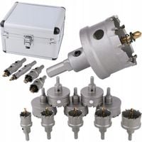 Otwornice Widiowe Wiertła Koronki Do Metalu 10 szt FT165310T