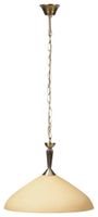 Wisząca lampa vintage Regina 8176 nad stół brąz kremowa