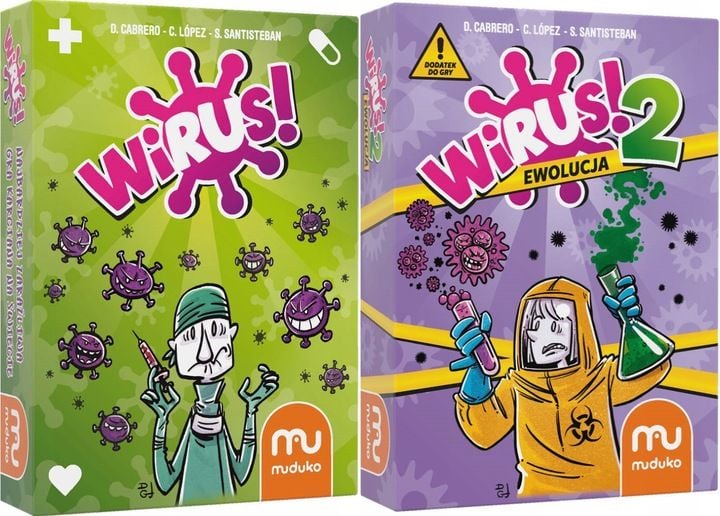 2w1 WIRUS + WIRUS 2 EWOLUCJA GRY MUDUKO TREFL zdjęcie 1