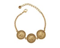 bransoletka z trzema monetami z kolekcji olimpia (b23/zwe/64au)