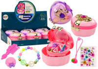 ND24_18236 Zestaw Kuferek Szkatuka Serduszko Pu