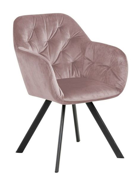 Krzesło Lola VIC Dusty Rose auto return tapicerowane zdjęcie 1