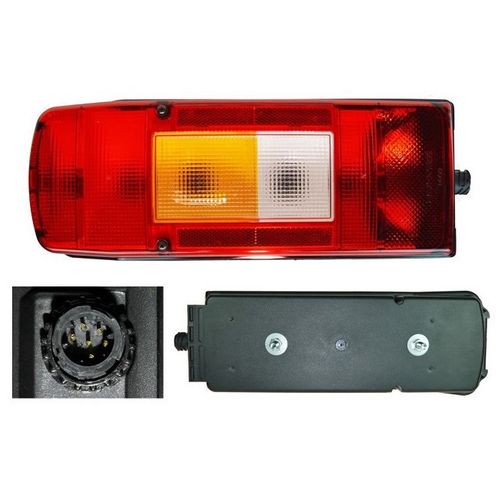Lampa LEWA tył Volvo FE FL FM FMX FH FH12 2002-2016 z podświetleniem tablicy 21097448 20892384 20507623 20425728 20507627 21761288 20892384 0099LL742 83840678 21652942 Rear Lamp Left Rückleuchte links Задній ліхтар лівий na Arena.pl