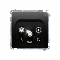 SIMON BASIC GNIAZDO ANTENOWE R-TV-SAT BMZAR-SAT1.3/1.01/49