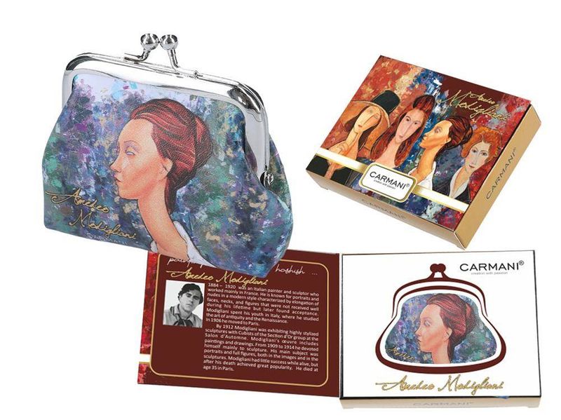 Portfelik mały - A. Modigliani (CARMANI) zdjęcie 1