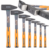 MŁOTEK ŚLUSARSKI ZESTAW MŁOTKÓW MŁOTKI FIBERGLASS PM-MSL-Z7T