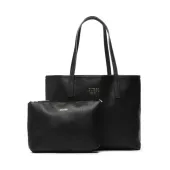 torebka shopper skóra ekologiczna czarny