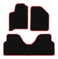 Dywaniki welurowe CARLUX-RED do Renault Scenic I 1996-2003 czarne
