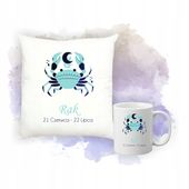Zestaw Poduszka i Kubek Nadruk Personalizacja ZNAKIEM ZODIAKU RAK