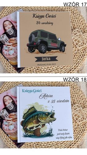 Księga gości karty białe na urodziny rocznice nietypowe okazje na Arena.pl