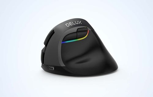 Myszka Bezprzewodowa Pionowa Delux M618mini Ergonomiczna Mysz Bt 2.4g na Arena.pl