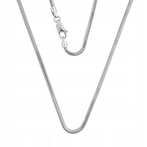 Łańcuszek srebrny pr. 925 Damska Srebrna Linka ŻMIJKA SNAKE | 50 cm x 2 mm na Arena.pl