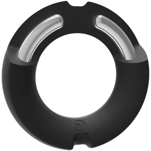 doc johnson metal-silicone ring 5 cm - wytrzymały pierścień anatomiczny na Arena.pl