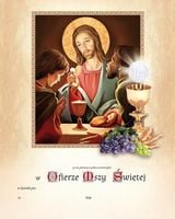 Obrazek / Wkładka  Do Pierwszej Komuni Świętej