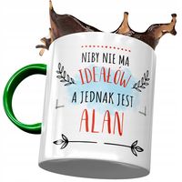 Kubek Zielony Dla Alana Kolegi Męża Na Prezent Z Nadrukiem Ze Zdjęciem