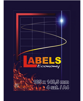 ETYKIETY SAMOPRZYLEPNE A4 100 SZT 105X148,5 LABELS EP 3483