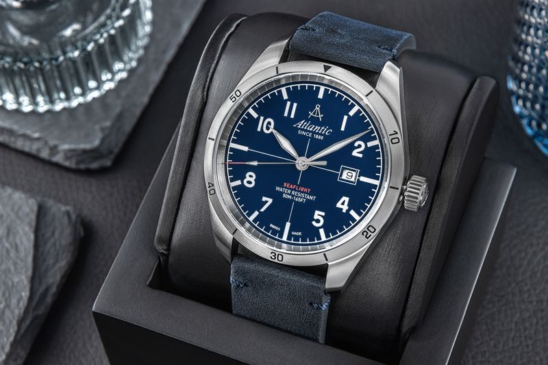 zegarek męski atlantic seaflight 70351.41.55 + box zdjęcie 5