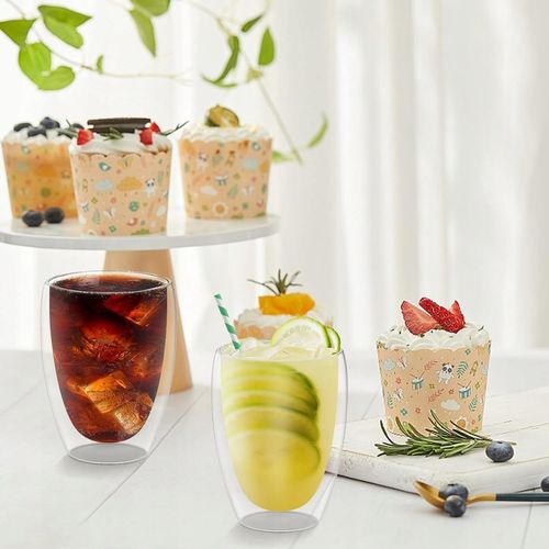 6x SZKLANKI TERMICZNE DO KAWY LATTE DRINKÓW 350ml ATESTOWANE na Arena.pl