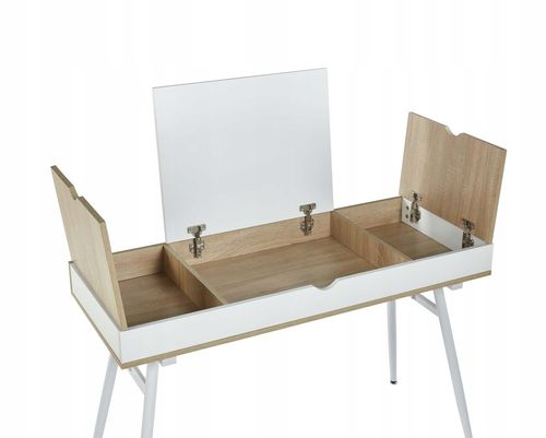 biurko b16-fx dąb sonoma/białe na Arena.pl