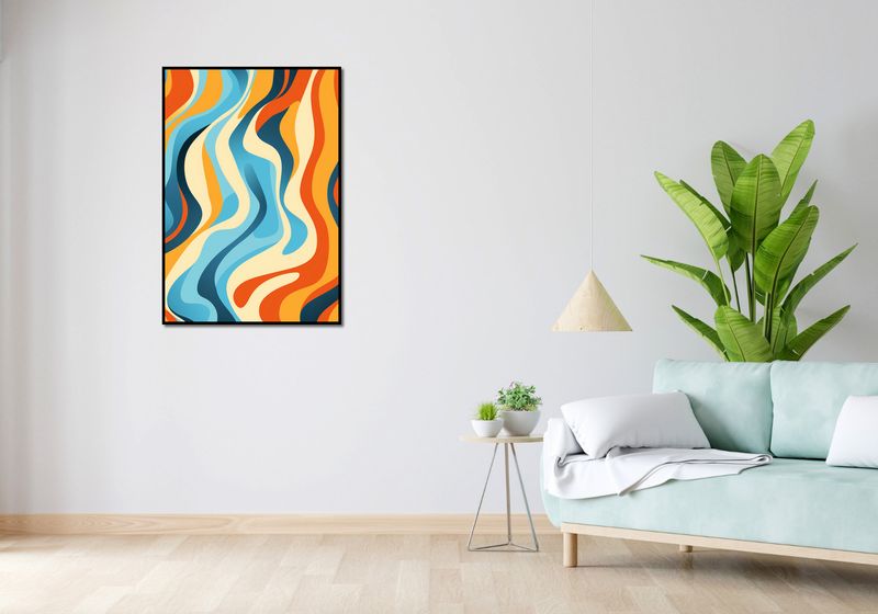 Plakat 68x98cm Tańczące Fale zdjęcie 4