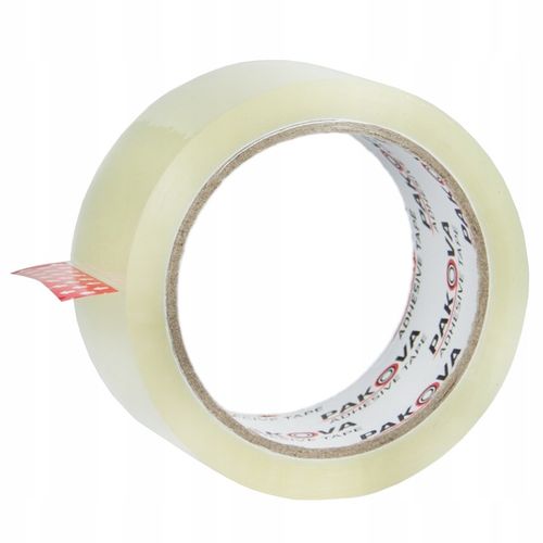 TAŚMA PAKOWA BEZBARWNA 48/50y klejąca transparent mocna Pakova 12szt na Arena.pl