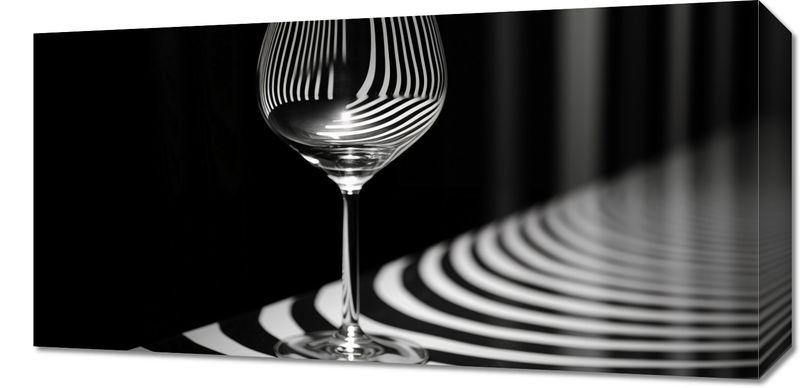 Obraz 60x30cm Refleksje nad Szkłem zdjęcie 1