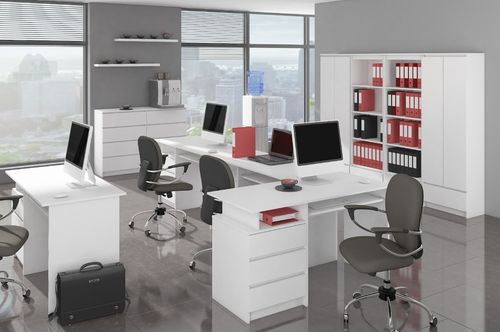 KOMODA K 120 cm 8 SZUFLAD BIAŁA na Arena.pl