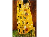 100 70CM OBRAZ PŁÓTNO POCAŁUNEK WG GUSTAV KLIMT PŁÓTNO RAMA