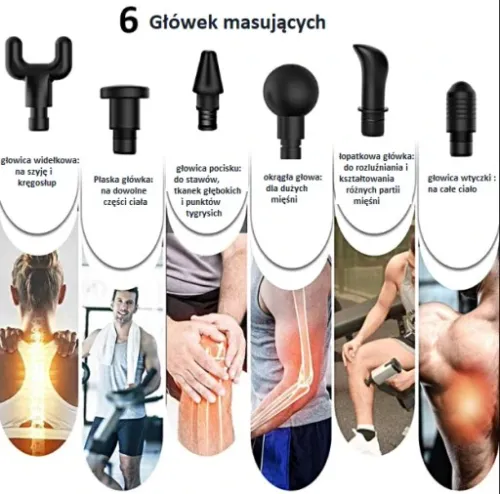 PISTOLET DO MASAŻU 3D GUN PRO S3 MASAŻER LCD na Arena.pl