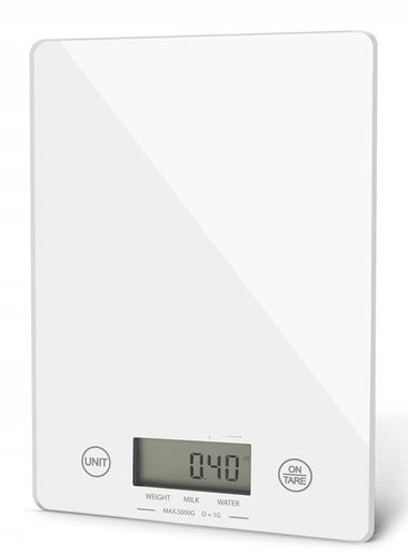 Waga kuchenna Esperanza Lemon biały 5 kg na Arena.pl