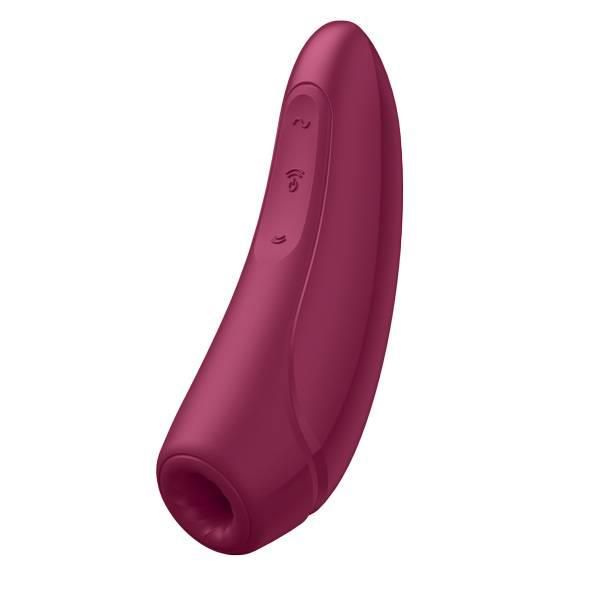Wibrator - Curvy 1+ Air Pulse Stimulator + Vibration Rose Red zdjęcie 5