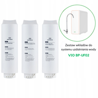 Zestaw x3 Wymienne Filtry Systemu Oczyszczania Wody ViO BP-UF02