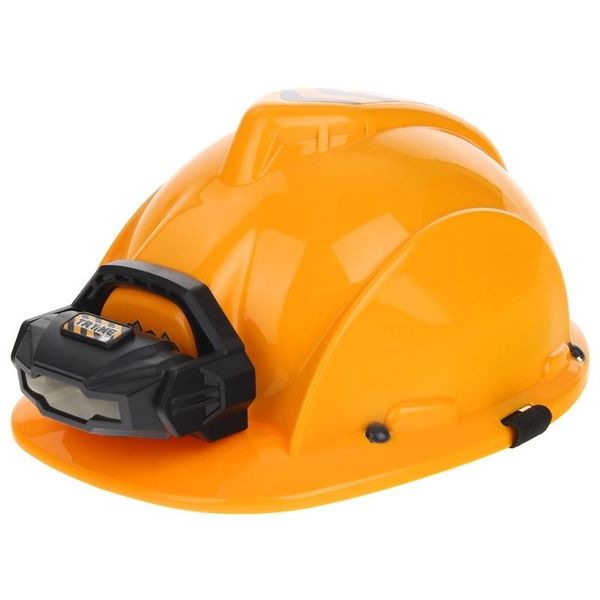 Kask Ochronny Hełm Roboczy Budowlany Latarka LED zdjęcie 2