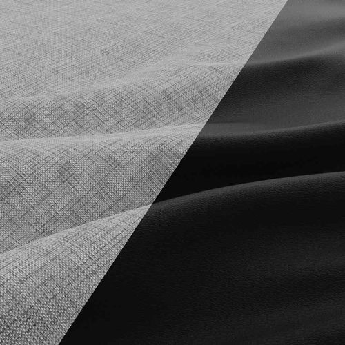 Narożnik uniwersalny, CAPERO, ekoskóra, 231cm, czarny, szary | TYLETEGOTU na Arena.pl