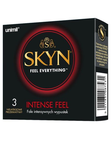 3 Prezerwatywy Unimil Skyn Intense Feel zdjęcie 1