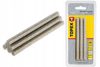 wkłady klejowe 8 mm, brokatowe srebrne, 6 szt.