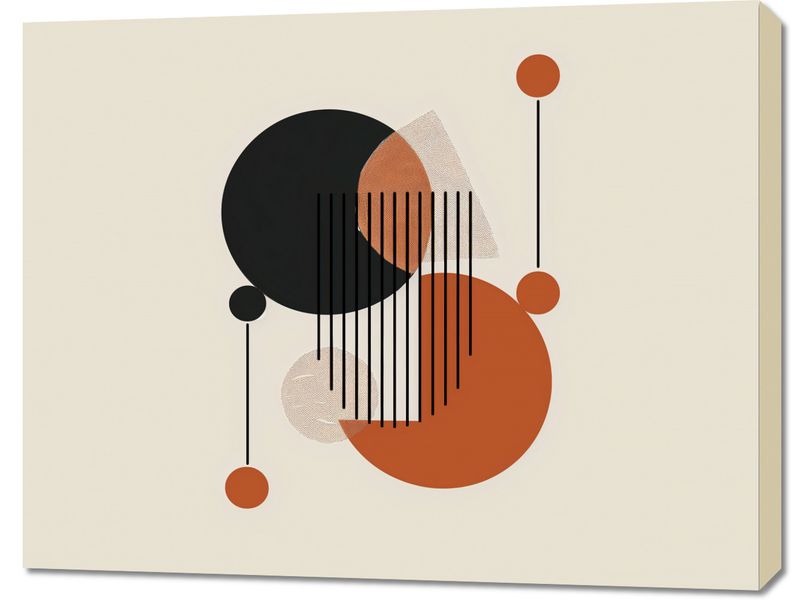 Obraz 90x70cm Dynamika i Kształt zdjęcie 1