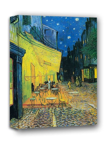 Kawiarenka, Vincent van Gogh - obraz na płótnie 60x80 cm zdjęcie 1