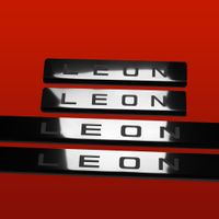 Listwa progowa SEAT LEON MK3 Stal nierdzewna 304 połysk 4szt