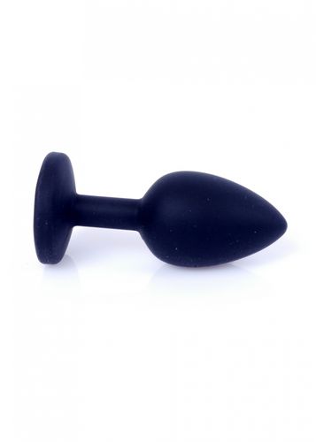 plug jewellery black silicon plug small  pink diamond na Arena.pl