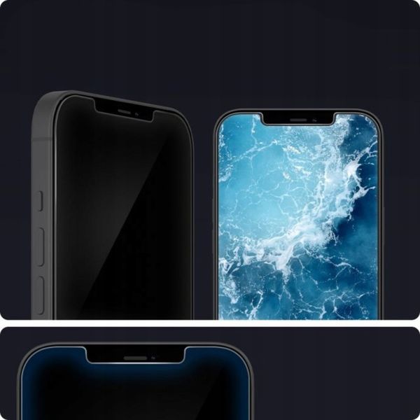 Szkło hartowane Spigen do iPhone 13/Pro, do etui zdjęcie 9