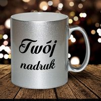 Srebrny kubek SOFT METALIC z Twoim nadrukiem