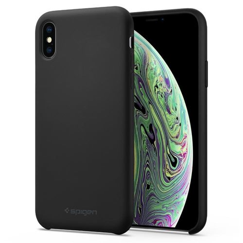 SPIGEN SILICONE FIT IPHONE XS MAX BLACK na Arena.pl