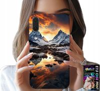 ETUI DO HUAWEI P20 - STRUMIEŃ, GÓRY, SZCZYTY, EVEREST + FOLIA