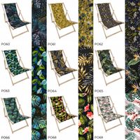 DREWNIANY LEŻAK SKŁADANY CIEMNY w Liście Idealny do Ogrodu na Taras Plażę