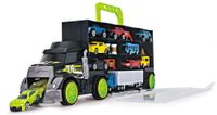 DICKIE TOYS TRANSPORTER SAMOCHODOWY Z AUTKAMI CIĘŻARÓWKA LAWETA NA RESORAKI