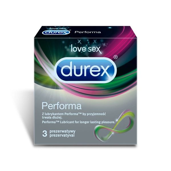 3 Prezerwatywy Durex Performa zdjęcie 1